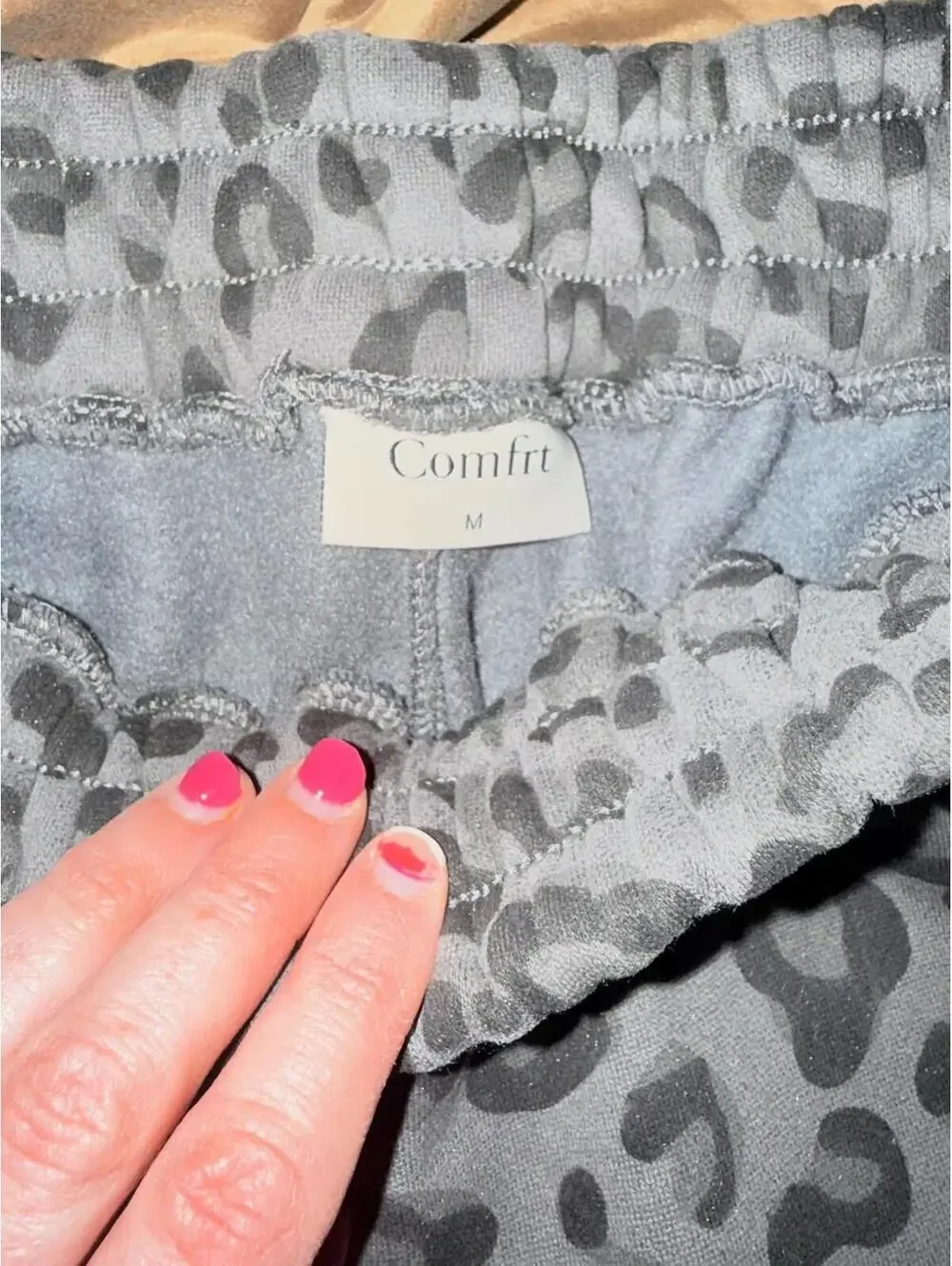 Comfrt Airplane Mode Unisex Sweatpants Medium Color Panther Medium NWB #03